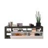 Moderner TV-Schrank 184cm schwarz weiß glänzend Dorian BX Sales