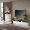 Moderner TV-Schrank 184cm schwarz weiß glänzend Dorian BX Katalog