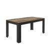 Esstisch Küche 180x90cm Schwarz Holz Industrial Bolero Basic Sales