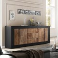 Industrie-Stil Sideboard Wohnzimmer, 3 Schubladen 2 Türen Tribus NP Basic Aktion