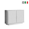 Hochglanz Sideboard Agape Ice weiß, 2 Türen, 92cm Verkauf
