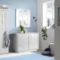 Hochglanz Sideboard Agape Ice weiß, 2 Türen, 92cm Aktion