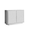 Hochglanz Sideboard Agape Ice weiß, 2 Türen, 92cm Angebot