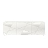 Weißes Hochglanz-TV-Möbel Brema WH Vittoria, niedrig, 3 Türen, 181 cm Angebot