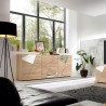Moderne Wohnzimmerschrank Vittoria RS S, 3-türig, Eichenholz mit Spiegel Katalog