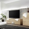 TV-Unterschrank mit 3 Türen aus Eichenholz im geometrischen Design Brema RS Vittoria Sales