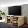 TV-Unterschrank mit 3 Türen aus Eichenholz im geometrischen Design Brema RS Vittoria Rabatte