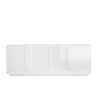 Schrank Jupiter WH L2, 241 cm, weiß glänzend, 4 Türen Angebot