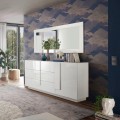 Sideboard Wohnzimmer weiß hochglanz 3 Schubladen Jupiter WH M1 Aktion