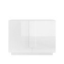 Küchen- und Wohnzimmer-Sideboard hochglanz weiß 2 Türen 120cm Jupiter WH S Angebot