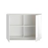 Küchen- und Wohnzimmer-Sideboard hochglanz weiß 2 Türen 120cm Jupiter WH S Sales