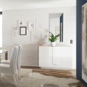 Küchen- und Wohnzimmer-Sideboard hochglanz weiß 2 Türen 120cm Jupiter WH S Rabatte