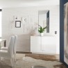 Küchen- und Wohnzimmer-Sideboard hochglanz weiß 2 Türen 120cm Jupiter WH S Rabatte