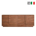 Sideboard Anrichte Wohnzimmer 241cm 2 Türen 3 Schubladen Holz Jupiter MR L1 Verkauf