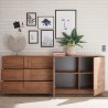 Sideboard Anrichte Wohnzimmer 241cm 2 Türen 3 Schubladen Holz Jupiter MR L1 Katalog