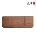 Design-Holz-Sideboard Buffet für Wohnzimmer 241cm, 4 Türen, Jupiter MR L2 Verkauf