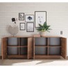 Design-Holz-Sideboard Buffet für Wohnzimmer 241cm, 4 Türen, Jupiter MR L2 Katalog