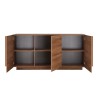 Madia Küche Wohnzimmer 3 Türen aus modernem Holzdesign Jupiter MR M2. Sales