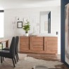 Madia Küche Wohnzimmer 3 Türen aus modernem Holzdesign Jupiter MR M2. Rabatte