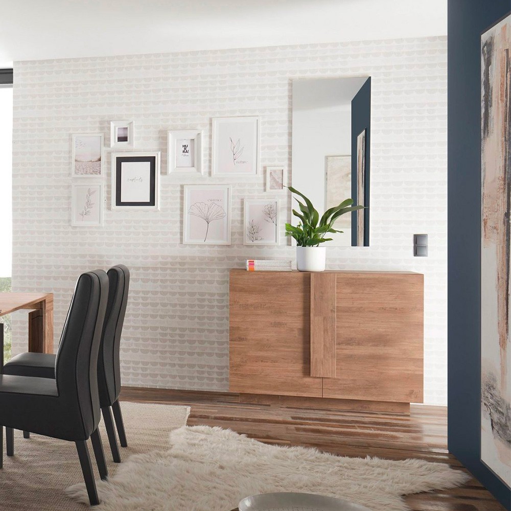 Modernes Wohnzimmer-Sideboard aus Holz mit 2 Türen und 120cm Jupiter MR S.