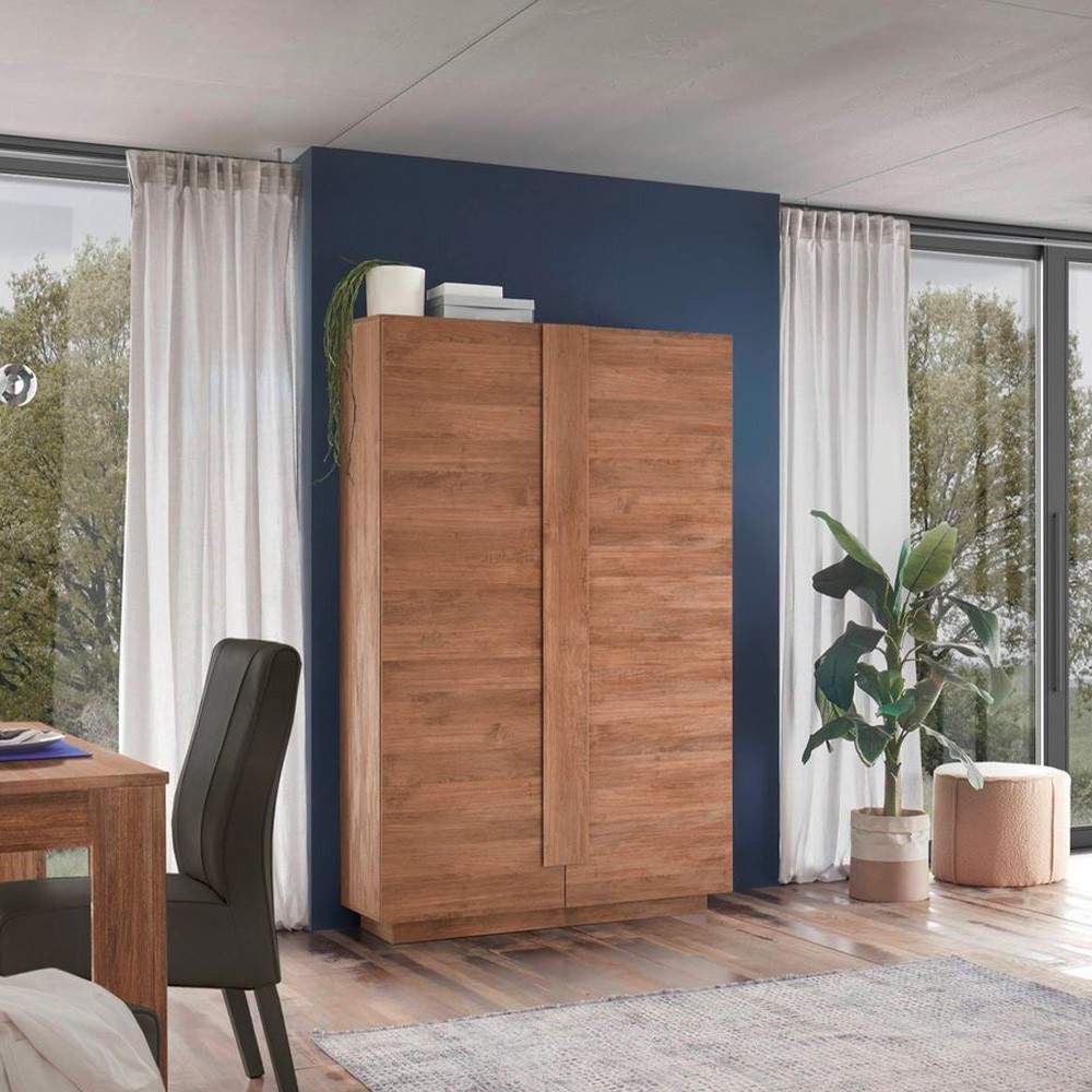 Wohnzimmerschrank Küchensideboard 2 Türen Holz h193cm Jupiter MR High
