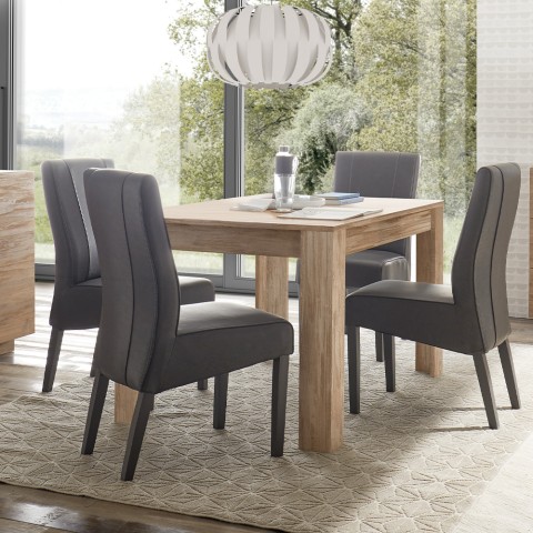 Design-Esstisch Küche aus Holz 180x90cm Atlantis Jupiter Aktion