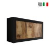 Industrielle Küchenwohnzimmerschrank mit 3 Türen aus Holz, 160 cm, Modis NP Basic. Verkauf