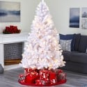 Schneeweißer realistischer künstlicher Weihnachtsbaum 180cm Gstaad