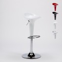 Hochschwenkbarer und verstellbarer Bar- und Küchenhocker aus Polypropylen Boston Angebot