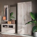 Moderner 2-türiger Kleiderschrank mit Garderobe für den Eingangsbereich Penny Basic Angebot