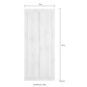 Moderner 2-türiger Kleiderschrank mit Garderobe für den Eingangsbereich Penny Basic 