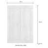 Flurschrank Mehrzweck 2-türig 78x116cm Basic Jessy 