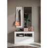 Garderoben-Set mit Spiegel, Schuhregal und Schrank für den Eingangsbereich Basic Triangle Maße