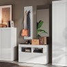 Garderoben-Set mit Spiegel, Schuhregal und Schrank für den Eingangsbereich Basic Triangle Angebot