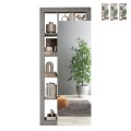 Moderne Gaderoben-Garderobenschrank mit Spiegeltür und Kleiderstange für den Eingangsbereich - Mitral. Aktion