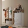 Moderne Anrichte Sideboard Wohnzimmer 2 Türen 5 Fächer Delma 