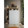 Moderne Anrichte Sideboard Wohnzimmer 2 Türen 5 Fächer Delma Sales