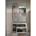 Moderner Dielen-Set mit Schuhschrank, Garderobe und Spiegel Claire 