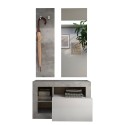 Moderner Dielen-Set mit Schuhschrank, Garderobe und Spiegel Claire Eigenschaften