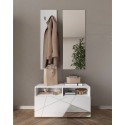 Garderobenständer Eingangsbereich, glänzend weiß und Freya Spiegelschrank Rabatte