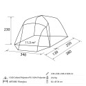 Universelles aufblasbares Zelt 340x380 für Van Minibus Trouper XL Brunner Lagerbestand