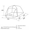 Universelles aufblasbares Zelt 340x380 für Van Minibus Trouper XL Brunner Lagerbestand