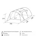 Universale freistehendes Vorzelt für Auto und Minibus Albatros Brunner Katalog