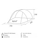 Universelles freistehendes Autozelt Höhe 180-220 cm Entrada Brunner Katalog