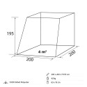 Heckklappenzelt 200x200xH195cm Escape Brunner Angebot