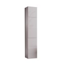 Moderne hängende Badschrank, 1 Tür, Hochglanz Weiß, Raissa Dama Angebot