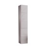 Moderne hängende Badschrank, 1 Tür, Hochglanz Weiß, Raissa Dama Angebot