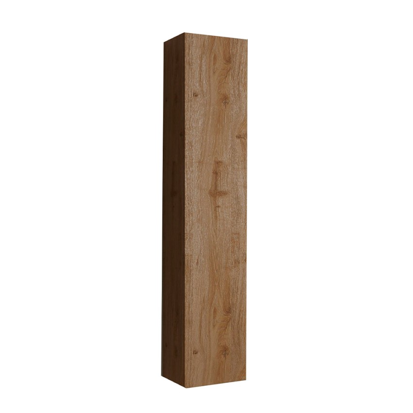 Hängender Badezimmerschrank 1 Tür Holz Eiche Edon Aktion