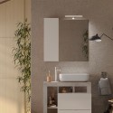 LED-Badezimmerspiegel mit Licht, 1-türig, Weiß-Grau, Pilar BC Katalog