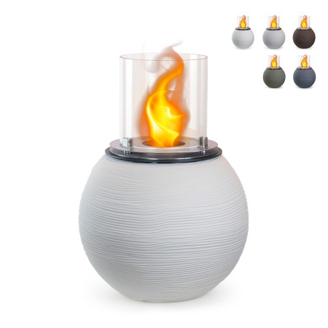 Bioethanol-Kamin für Innen und Außen, freistehend Ø 40 x H 54 cm Botticelli Aktion